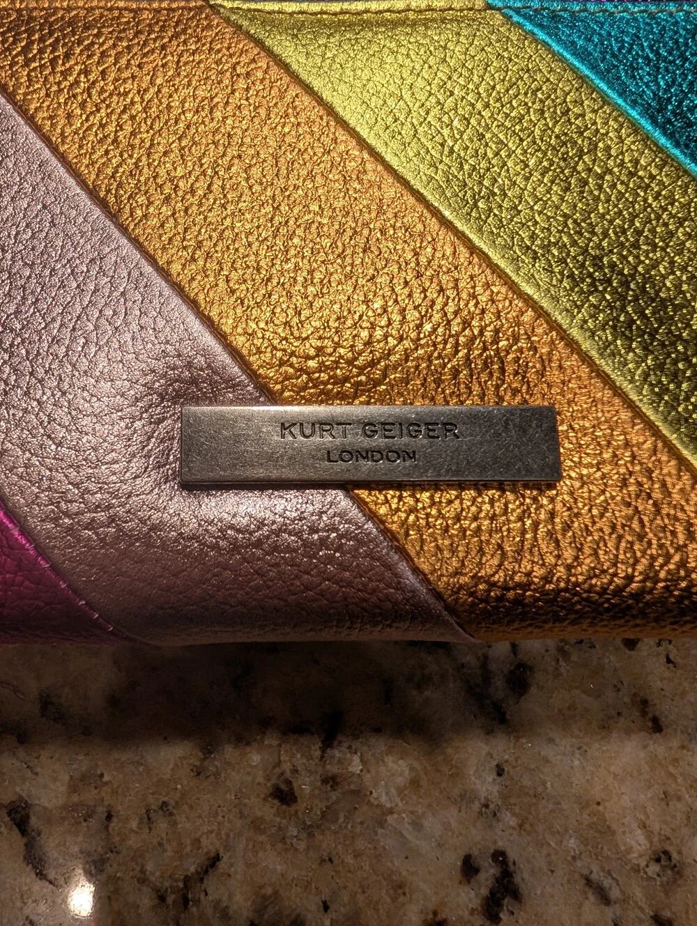 Kurt Geiger London Kensington Rainbow Crossbody Bag Wallet